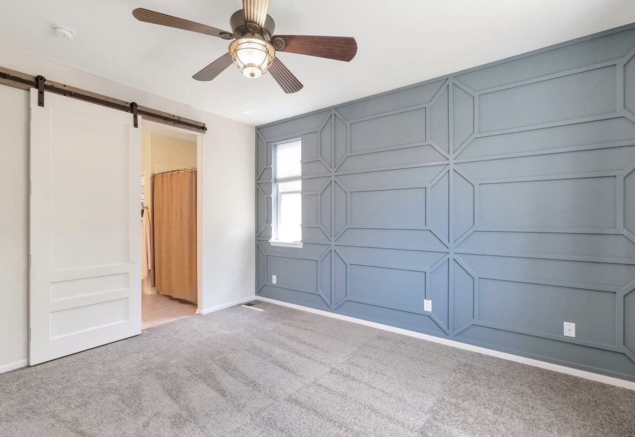 Bedroom accent wall